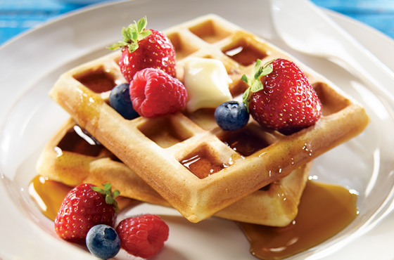 Crispy waffles