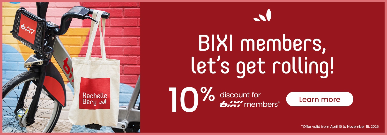 BIXI members lets get rolling