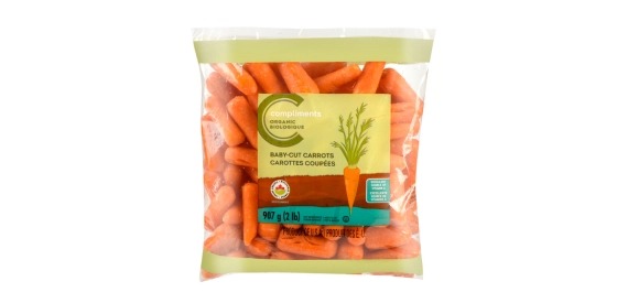 Compliments Organic Baby-cut carrots