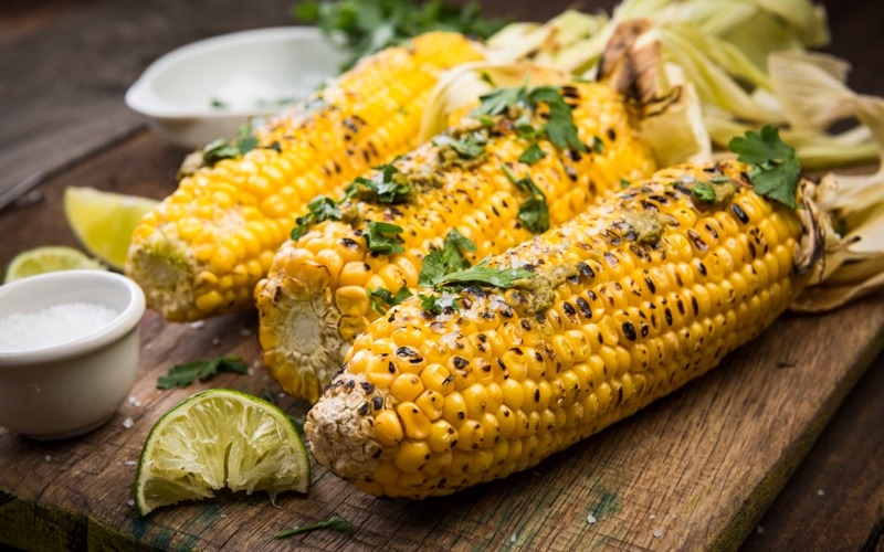 Mexican corn on the cob