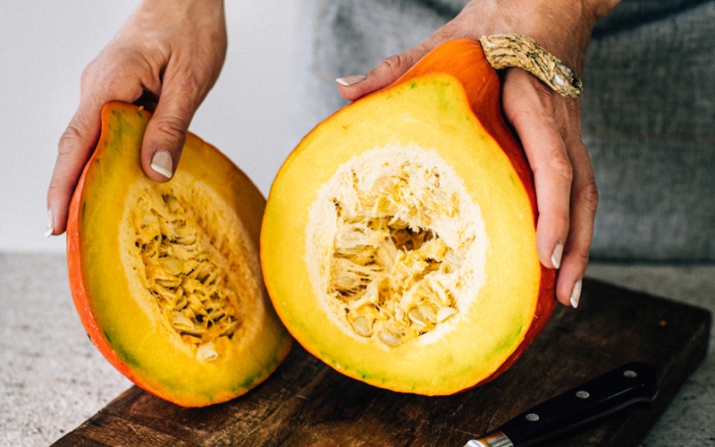 The Blue Hubbard squash