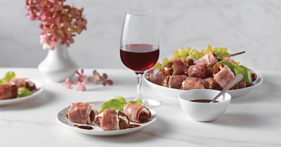 Dattes au prosciutto