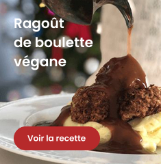 Ragoût de boulette végane