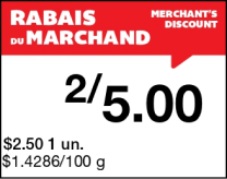 Discounts offered by your merchant in-store only.