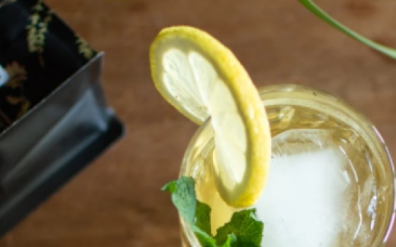 Sparkling Yerba Maté and Mint Mocktail – Rachelle Béry