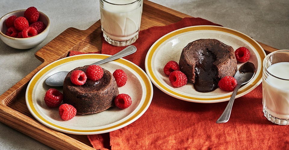 Fondants au chocolat allégés