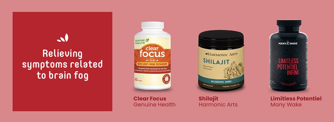 Relieving symptoms related to brain fog