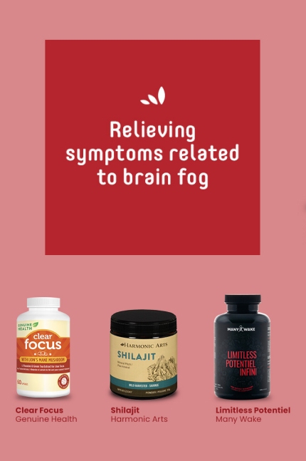 Relieving symptoms related to brain fog